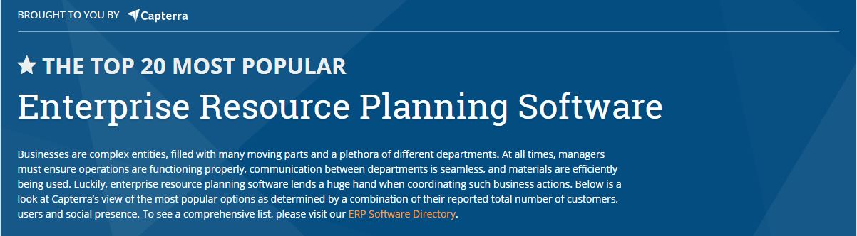 Top ERP Software